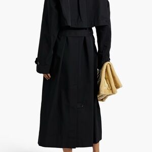 New TIBI Black Trench Coat, xs ( feet S)